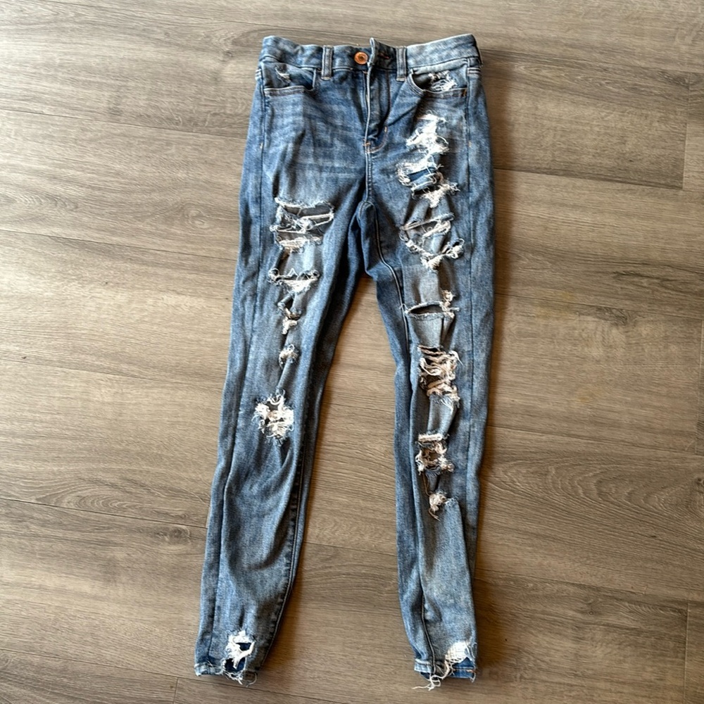 American Eagle next level stretch skinny jeans size 2 short/petite